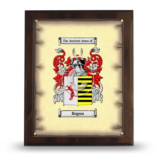 Bogun Coat of Arms Plaque