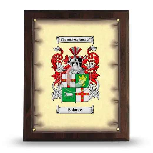 Bolanos Coat of Arms Plaque