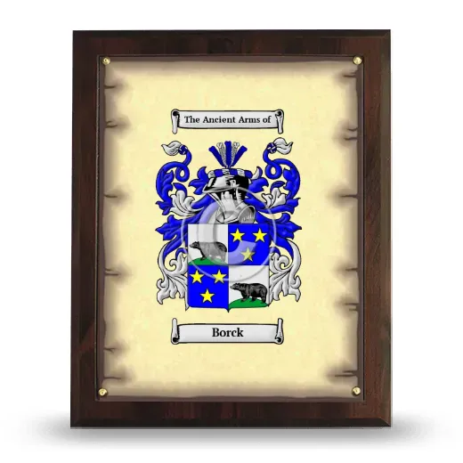 Borck Coat of Arms Plaque