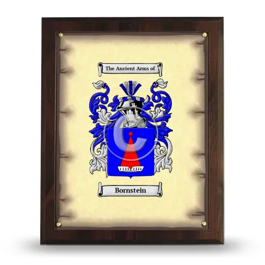 Bornstein Coat of Arms Plaque