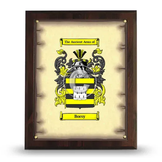 Borsy Coat of Arms Plaque