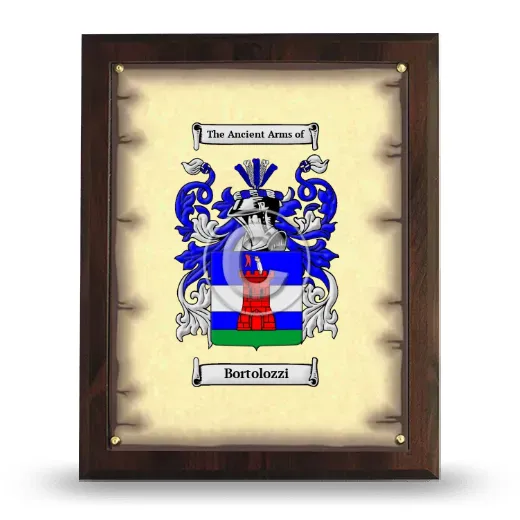 Bortolozzi Coat of Arms Plaque