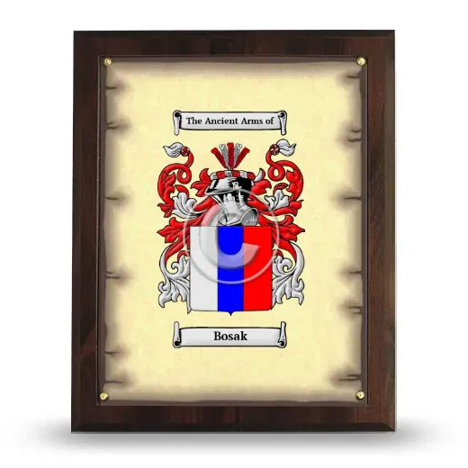 Bosak Coat of Arms Plaque