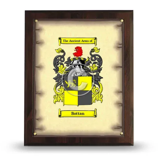 Bottan Coat of Arms Plaque