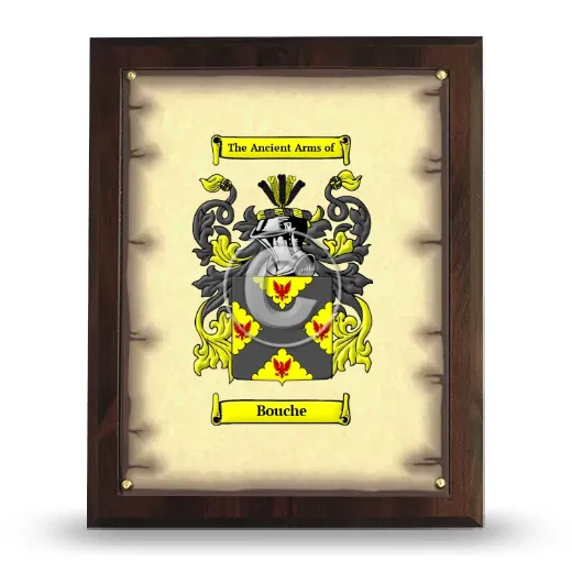 Bouche Coat of Arms Plaque