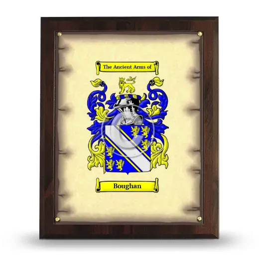 Boughan Coat of Arms Plaque