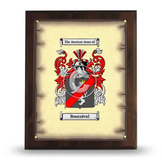 Bournival Coat of Arms Plaque