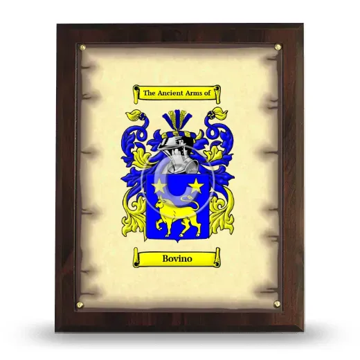 Bovino Coat of Arms Plaque