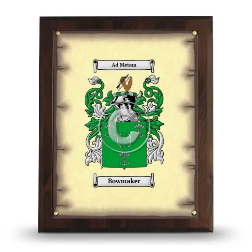 Bowmaker Coat of Arms Plaque
