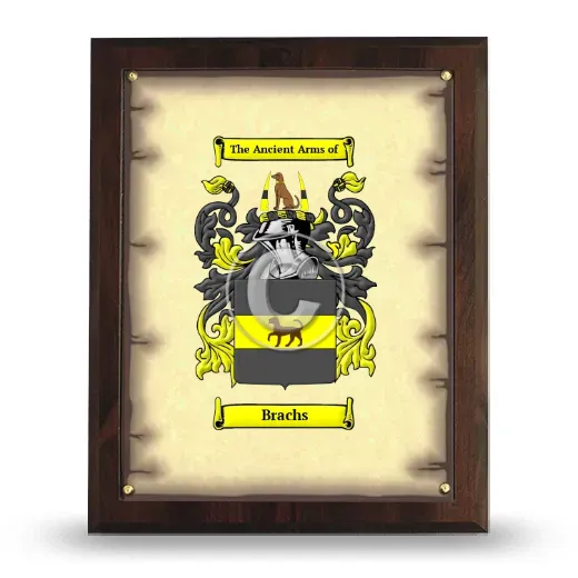 Brachs Coat of Arms Plaque
