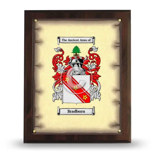 Bradburn Coat of Arms Plaque