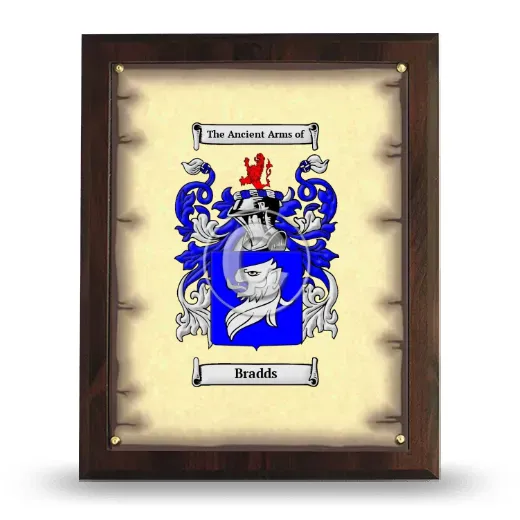Bradds Coat of Arms Plaque