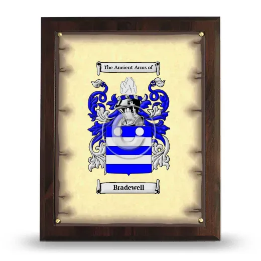 Bradewell Coat of Arms Plaque