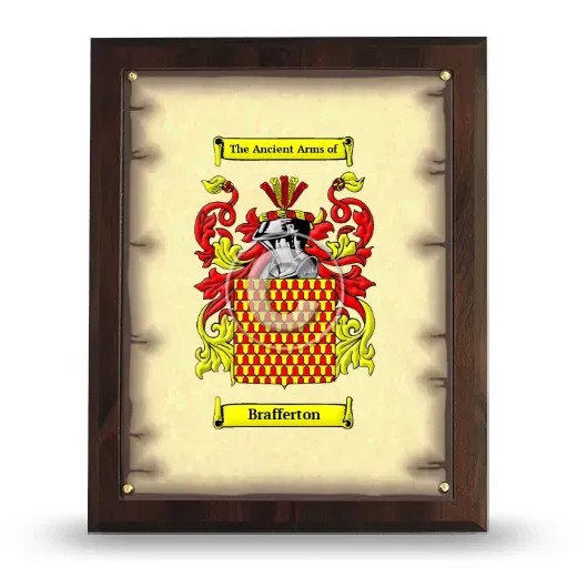 Brafferton Coat of Arms Plaque