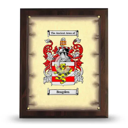 Bragden Coat of Arms Plaque