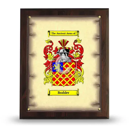 Brahler Coat of Arms Plaque