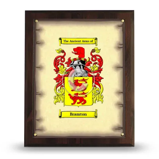 Bramton Coat of Arms Plaque