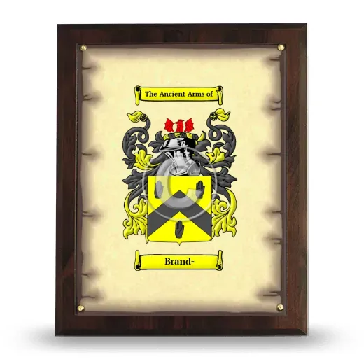 Brand- Coat of Arms Plaque