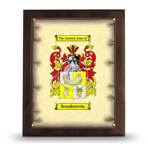 Brandenstein Coat of Arms Plaque