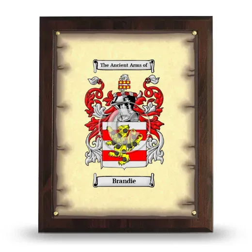 Brandie Coat of Arms Plaque