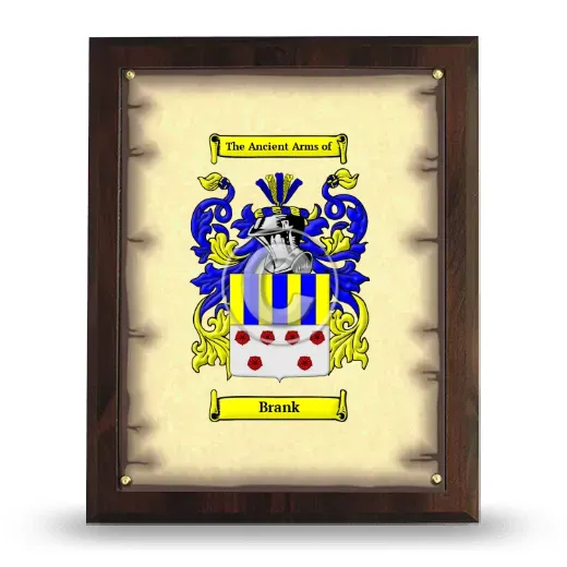 Brank Coat of Arms Plaque
