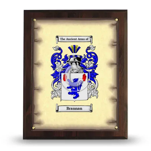 Brannan Coat of Arms Plaque