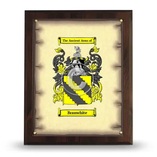 Branwhite Coat of Arms Plaque