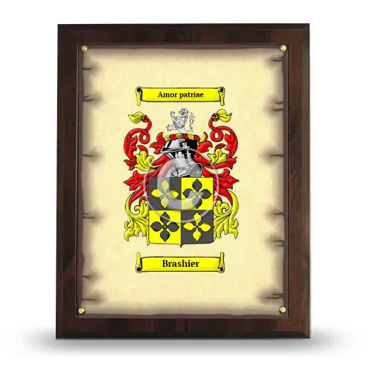 Brashier Coat of Arms Plaque