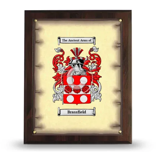 Brassfield Coat of Arms Plaque