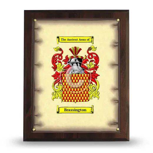 Brassington Coat of Arms Plaque