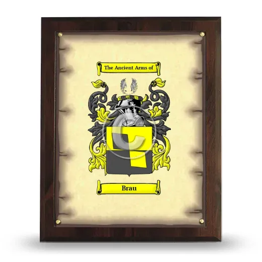 Brau Coat of Arms Plaque