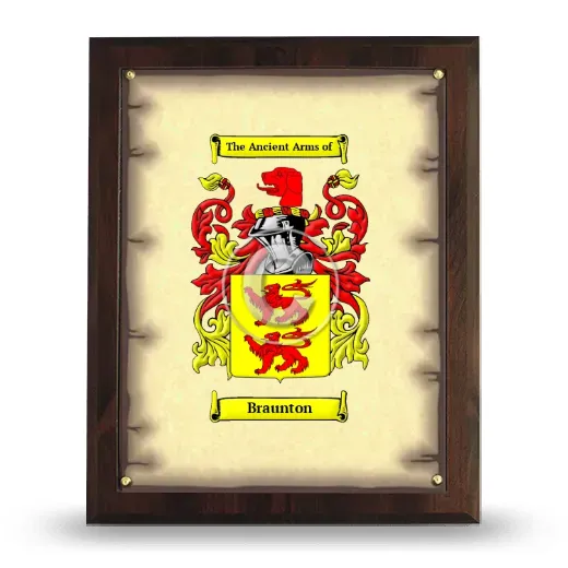 Braunton Coat of Arms Plaque