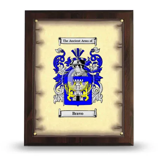 Bravo Coat of Arms Plaque
