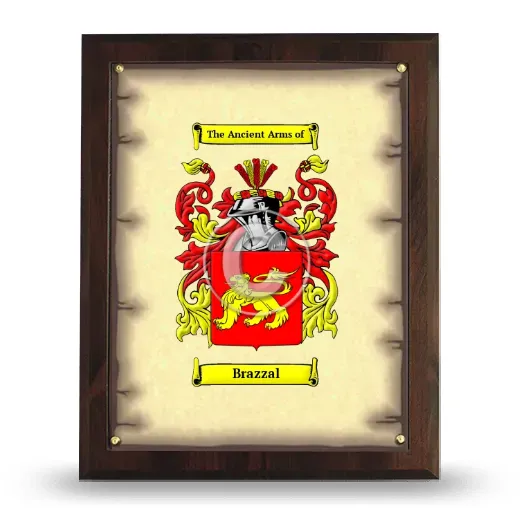 Brazzal Coat of Arms Plaque