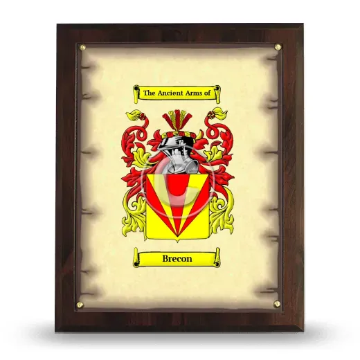 Brecon Coat of Arms Plaque