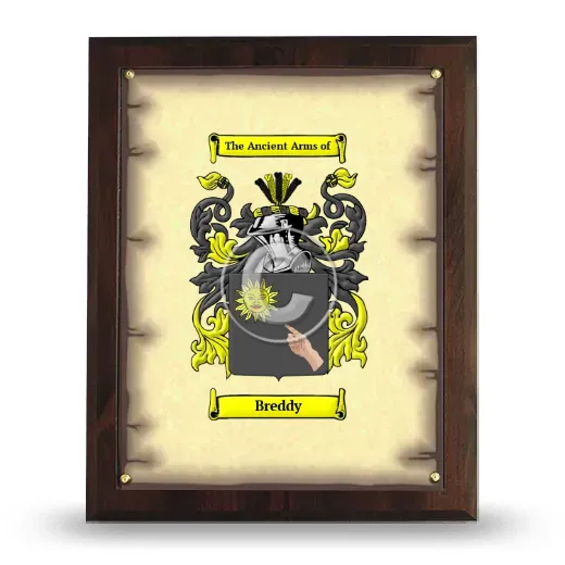 Breddy Coat of Arms Plaque