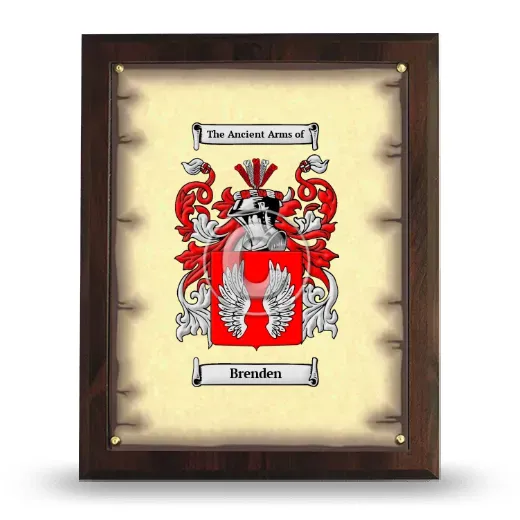 Brenden Coat of Arms Plaque