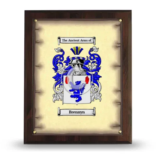 Brennyn Coat of Arms Plaque