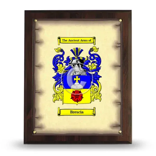 Brescia Coat of Arms Plaque
