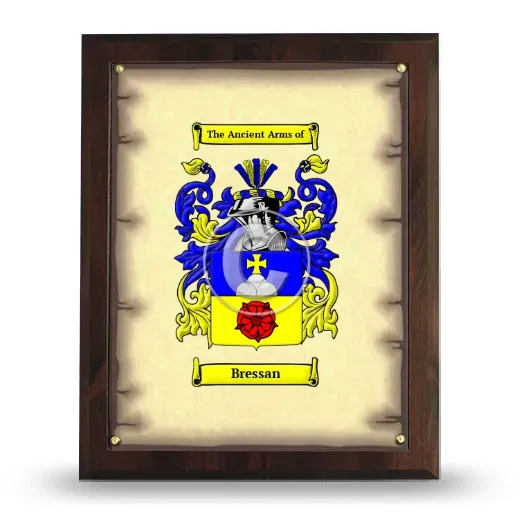 Bressan Coat of Arms Plaque