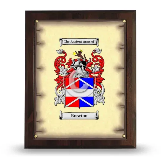 Brewton Coat of Arms Plaque