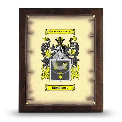 Brickhouse Coat of Arms Plaque