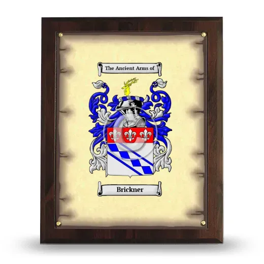 Brickner Coat of Arms Plaque