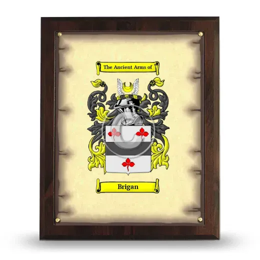 Brigan Coat of Arms Plaque