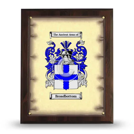 Broadbottom Coat of Arms Plaque