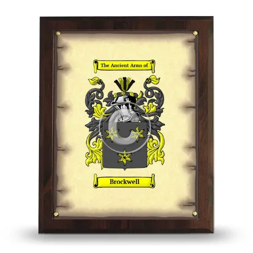 Brockwell Coat of Arms Plaque