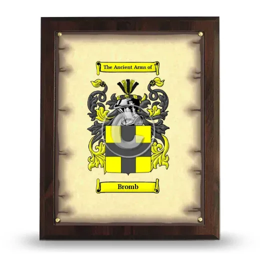 Bromb Coat of Arms Plaque