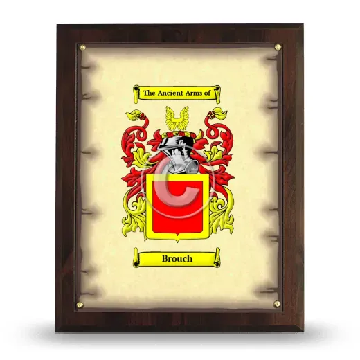 Brouch Coat of Arms Plaque