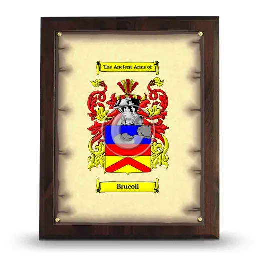 Brucoli Coat of Arms Plaque