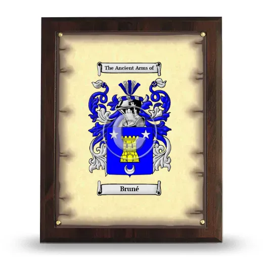 Bruné Coat of Arms Plaque